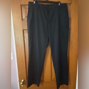 Men's black dress pants from Amazon Essentials.  34/31.